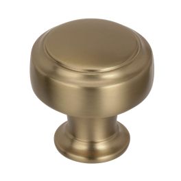 Amerock Highland Ridge 1-3/16(30) Inch Lenght Cabinet Knob Golden Champagne