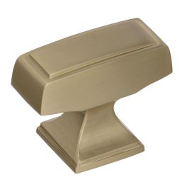 Amerock Mulholland™ 1-1/2(38) Inch Lenght Cabinet Knob Golden Champagne