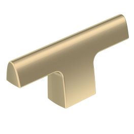 Amerock Riva 2-1/2(64) Inch Lenght Cabinet Knob Golden Champagne