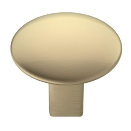 Amerock Riva 1-1/4(32) Inch Lenght Cabinet Knob Golden Champagne