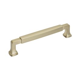 Amerock Stature 6-5/16(160) Inch Center to Center Handle Cabinet Pulls Golden Champagne