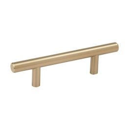 Amerock Bar Pulls 3(76) Inch Center to Center Handle Cabinet Pull Golden Champagne