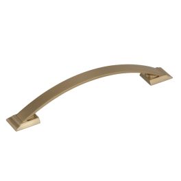 Amerock Candler 6-5/16(160) Inch Center to Center Handle Cabinet Pull Golden Champagne