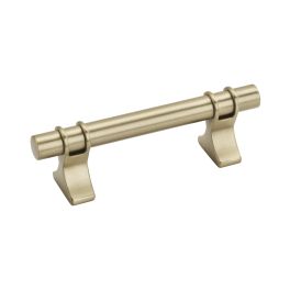 Amerock Davenport 3(76) Inch Center to Center Handle Cabinet Pulls Golden Champagne