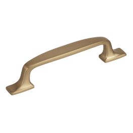 Amerock Highland Ridge 3-3/4(96) Inch Center to Center Handle Cabinet Pull Golden Champagne