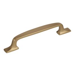 Amerock Highland Ridge 5-1/16(128) Inch Center to Center Handle Cabinet Pull Golden Champagne