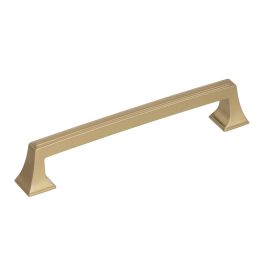 Amerock Mulholland™ 6-5/16(160) Inch Center to Center Handle Cabinet Pull Golden Champagne