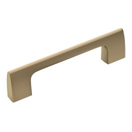 Amerock Riva 3-3/4(96) Inch Center to Center Handle Cabinet Pull Golden Champagne