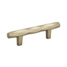 Amerock St. Vincent 3(76) Inch Center to Center Handle Cabinet Pulls Golden Champagne