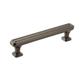 Amerock Wells 5-1/16(128) Inch Center to Center Handle Cabinet Pull Gunmetal 