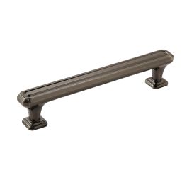 Amerock Wells 6-5/16(160) Inch Center to Center Handle Cabinet Pull Gunmetal 