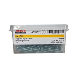 1 5/8" Phillips Drywall Screws ZP 200/BX