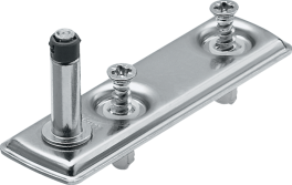 AVENTOS HK-XS accessories Cabinet mounting plates EXPANDO Nickel