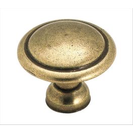 Amerock Everyday Heritage 1-3/8(35) Inch Lenght Cabinet Knob Light Antique Brass