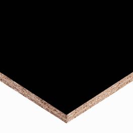 MELAMINE BLACK 3/4 4 ft x 8 ft