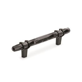 Amerock Carrione 3-3/4(96) Inch Center to Center Handle Cabinet Pull Marble Black/Black Bronze