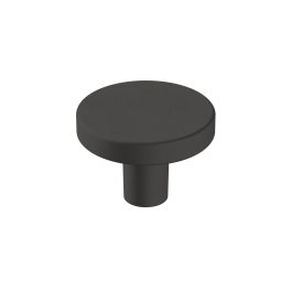 Amerock Versa 1-3/8(35) Inch Lenght Cabinet Knob Matte Black