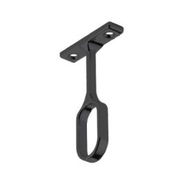 Matte Black Oval Center Bracket Top Mount