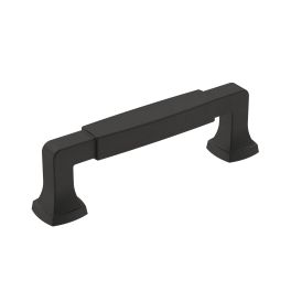 Amerock Stature 3-3/4(96) Inch Center to Center Handle Cabinet Pull Matte Black