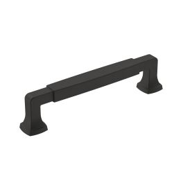 Amerock Stature 5-1/16(128) Inch Center to Center Handle Cabinet Pull Matte Black