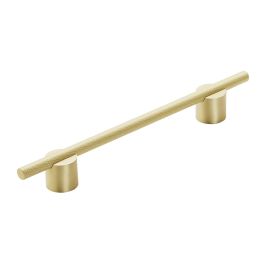 Amerock Transcendent 6-5/16(160) Inch Center to Center Handle Cabinet Pull Matte Gold