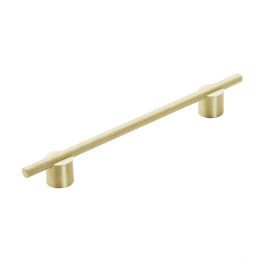 Amerock Transcendent 7-9/16(192) Inch Center to Center Handle Cabinet Pull Matte Gold