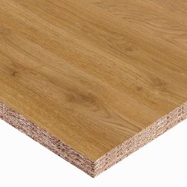 Indian Oak Naturale Melamine (3/4 In X 7 Ft X 9 Ft)