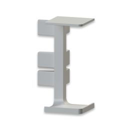 EXTERNAL 90° CORNER FOR G38 PROFILE GREY