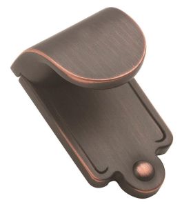 Amerock Inspirations™ N/A Inch Center to Center Handle Cabinet Finger Pull Oil-Rubbed Bronze