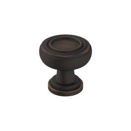 Amerock Ville 1-1/8(29) Inch Lenght Cabinet Knob Oil-Rubbed Bronze