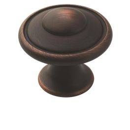 Amerock Everyday Heritage 1-3/16(30) Inch Lenght Cabinet Knob Oil-Rubbed Bronze