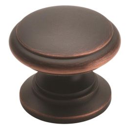 Amerock Brass Classics 1-1/4(32) Inch Lenght Cabinet Knob Oil-Rubbed Bronze