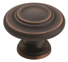 Amerock Inspirations™ 1-3/4(44) Inch Lenght Cabinet Knob Oil-Rubbed Bronze