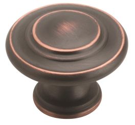 Amerock Inspirations™ 1-5/16(33) Inch Lenght Cabinet Knob Oil-Rubbed Bronze