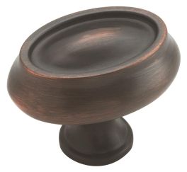 Amerock Manor 1-1/2(38) Inch Lenght Cabinet Knob Oil-Rubbed Bronze