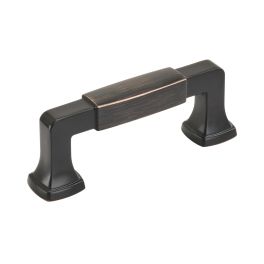Amerock Stature 3(76) Inch Center to Center Handle Cabinet Pulls Oil-Rubbed Bronze