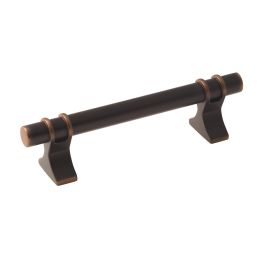 Amerock Davenport 3-3/4(96) Inch Center to Center Handle Cabinet Pull Oil-Rubbed Bronze