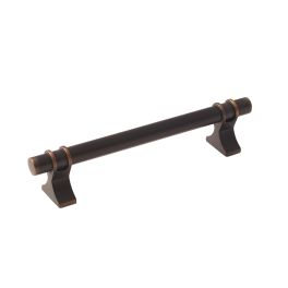 Amerock Davenport 5-1/16(128) Inch Center to Center Handle Cabinet Pull Oil-Rubbed Bronze