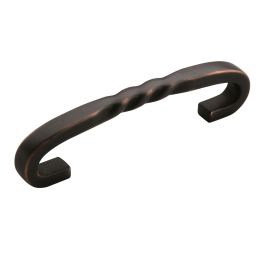 Amerock Inspirations™ 3-3/4(96) Inch Center to Center Handle Cabinet Pull Oil-Rubbed Bronze