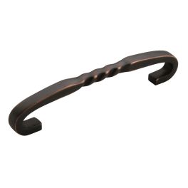 Amerock Inspirations™ 5-1/16(128) Inch Center to Center Handle Cabinet Pull Oil-Rubbed Bronze