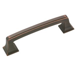 Amerock Mulholland™ 3-3/4(96) Inch Center to Center Handle Cabinet Pull Oil-Rubbed Bronze