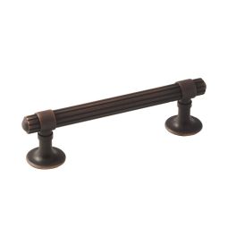 Amerock Sea Grass 3-3/4(96) Inch Center to Center Handle Cabinet Pull Oil-Rubbed Bronze