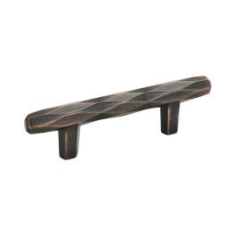 Amerock St. Vincent 3(76) Inch Center to Center Handle Cabinet Pulls Oil-Rubbed Bronze