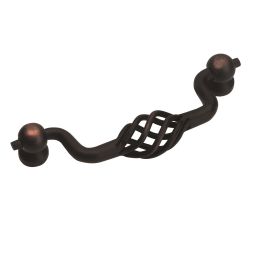 Amerock Village Classics™ 3-3/4(96) Inch Center to Center Handle Cabinet Pull Oil-Rubbed Bronze