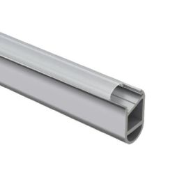 Aluminum LED Oval Closet Tube 8'