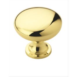 Amerock Edona 1-1/4(32) Inch Lenght Cabinet Knob Polished Brass