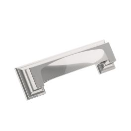 Amerock Appoint 3 & 3-3/4(76 & 96) Inch Center to Center Handle Cabinet Cup Pull Polished Chrome