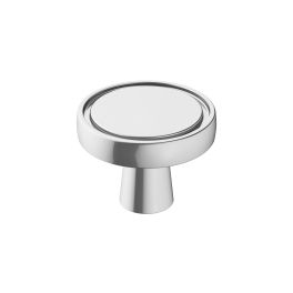 Amerock Destine 1-3/8(35) Inch Lenght Cabinet Knob Polished Chrome