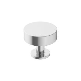 Amerock Radius 1-1/4(32) Inch Lenght Cabinet Knob Polished Chrome