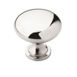 Amerock Edona 1-1/4(32) Inch Lenght Cabinet Knob Polished Chrome